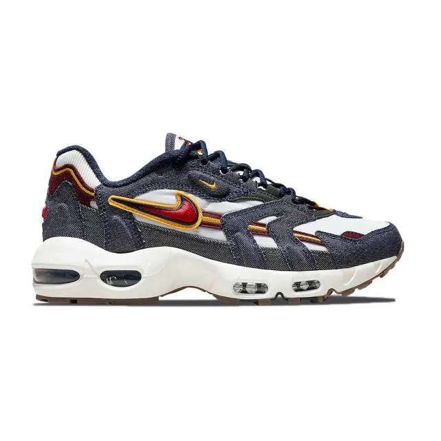 Nike air max 96 2 ii (blackened blue/ gym red/ light bone/ denim