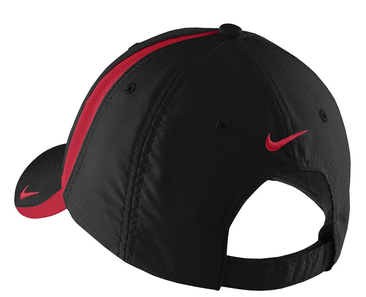 Nike Sphere Dry Custom Cap 247077 Black/ Gym Red