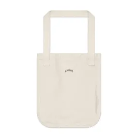 Organic Canvas Tote Bag