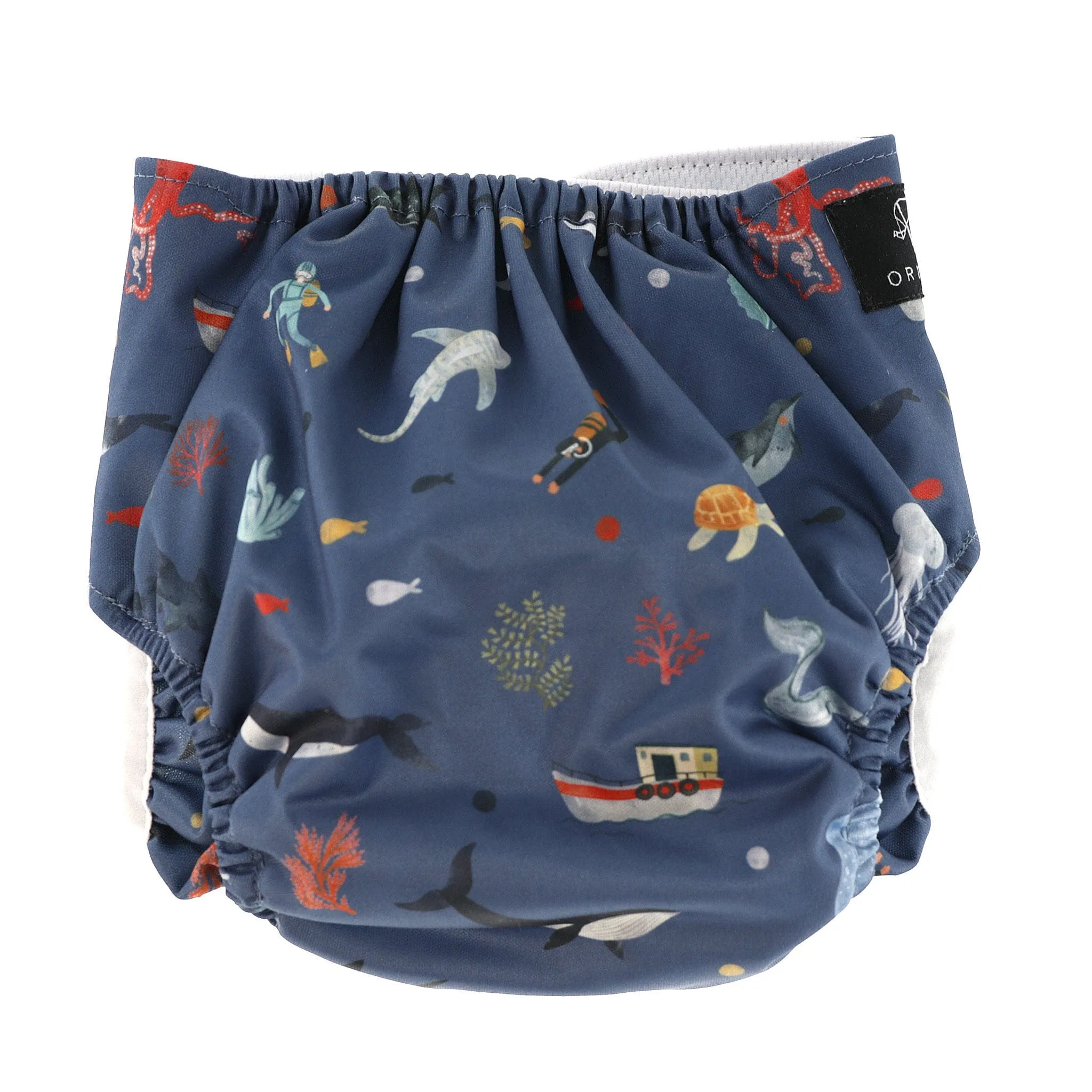 Origami Whale Swim Diaper 8-35lb  - Clement