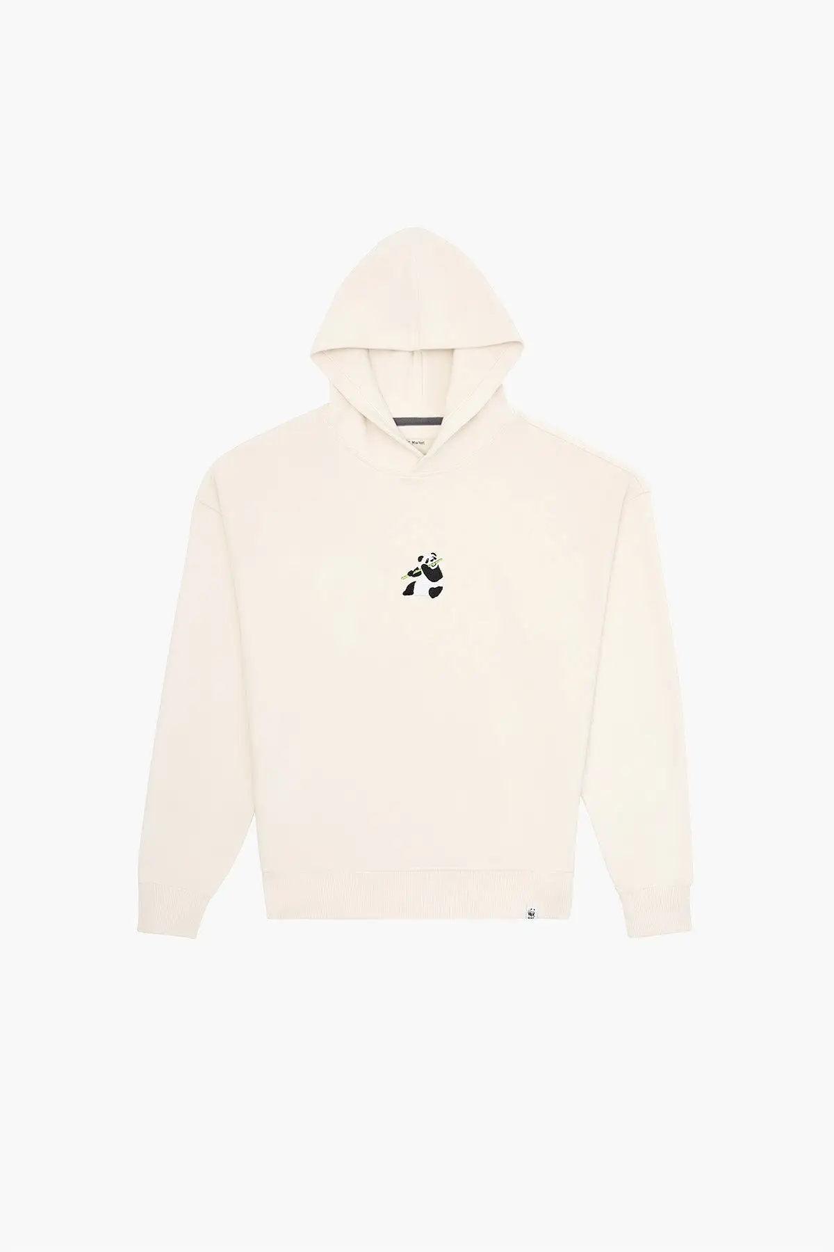 Panda Super Soft Hoodie - Krem