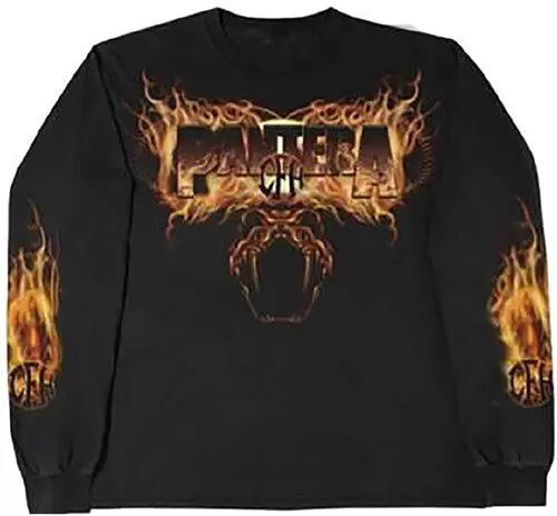 Pantera Snake in Flames Long Sleeve