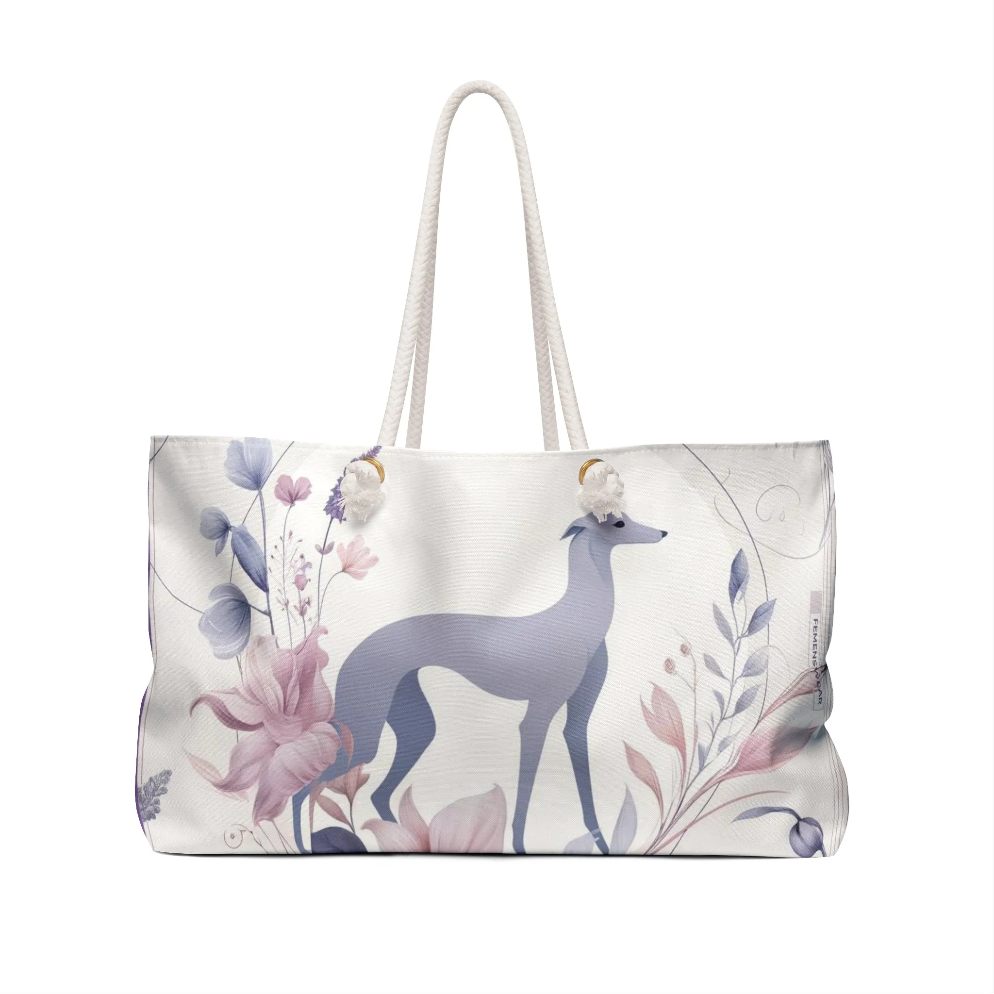 Pastel Greyhound Weekender Bag