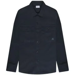 Paul Smith LS Double Pocket Utility Shirt Dark Navy