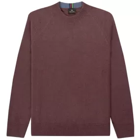 Paul Smith PS Merino Wool Crewneck Sweater Light Purple