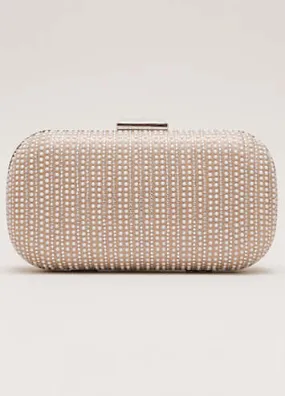 Pearl Embellished Box Clutch Bag by Phase Eight | Look Again