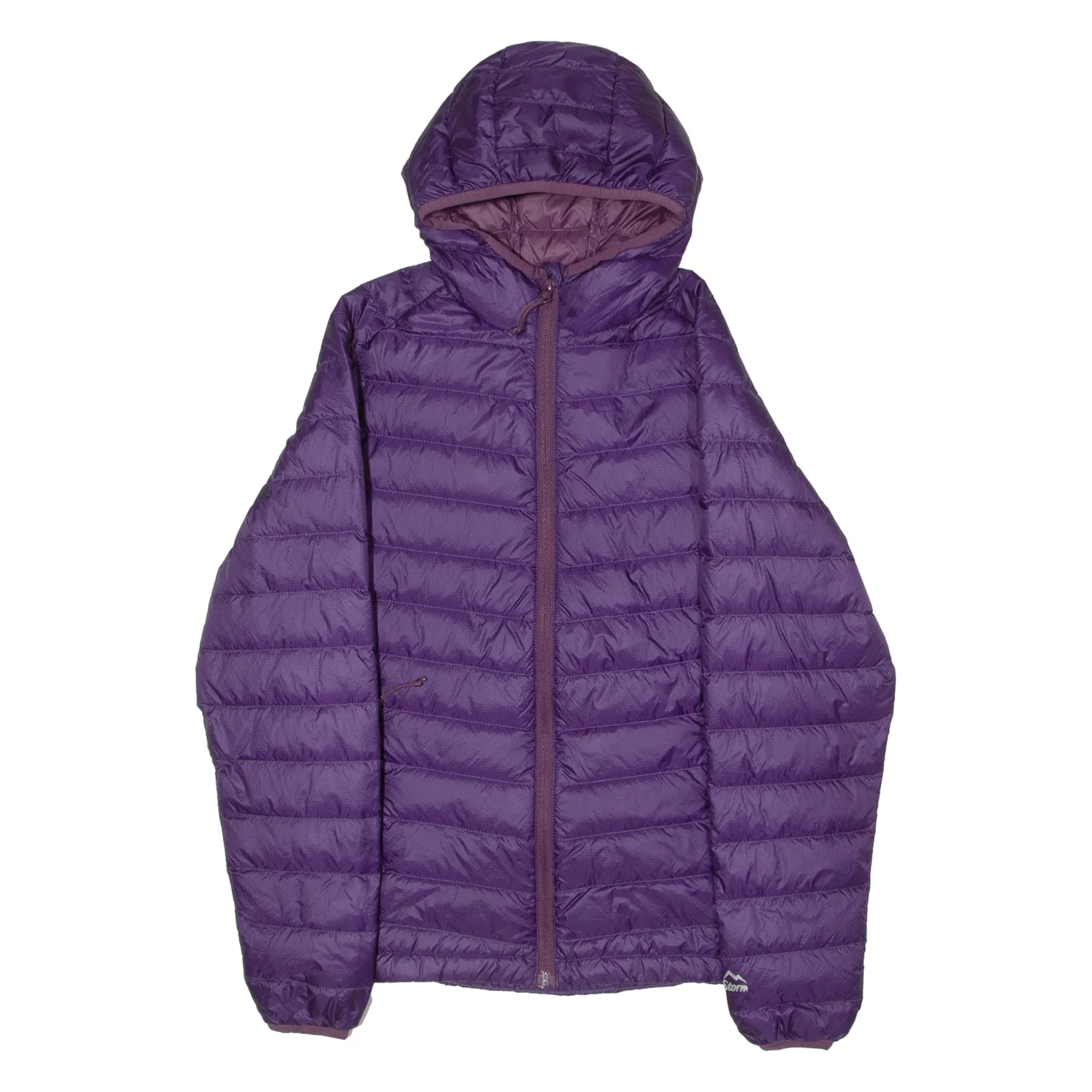 PETER STORM Womens Puffer Jacket Purple Hooded UK 10