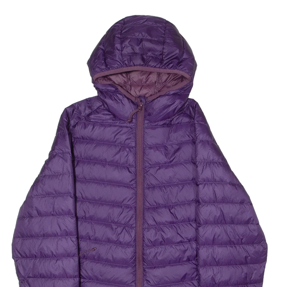 PETER STORM Womens Puffer Jacket Purple Hooded UK 10