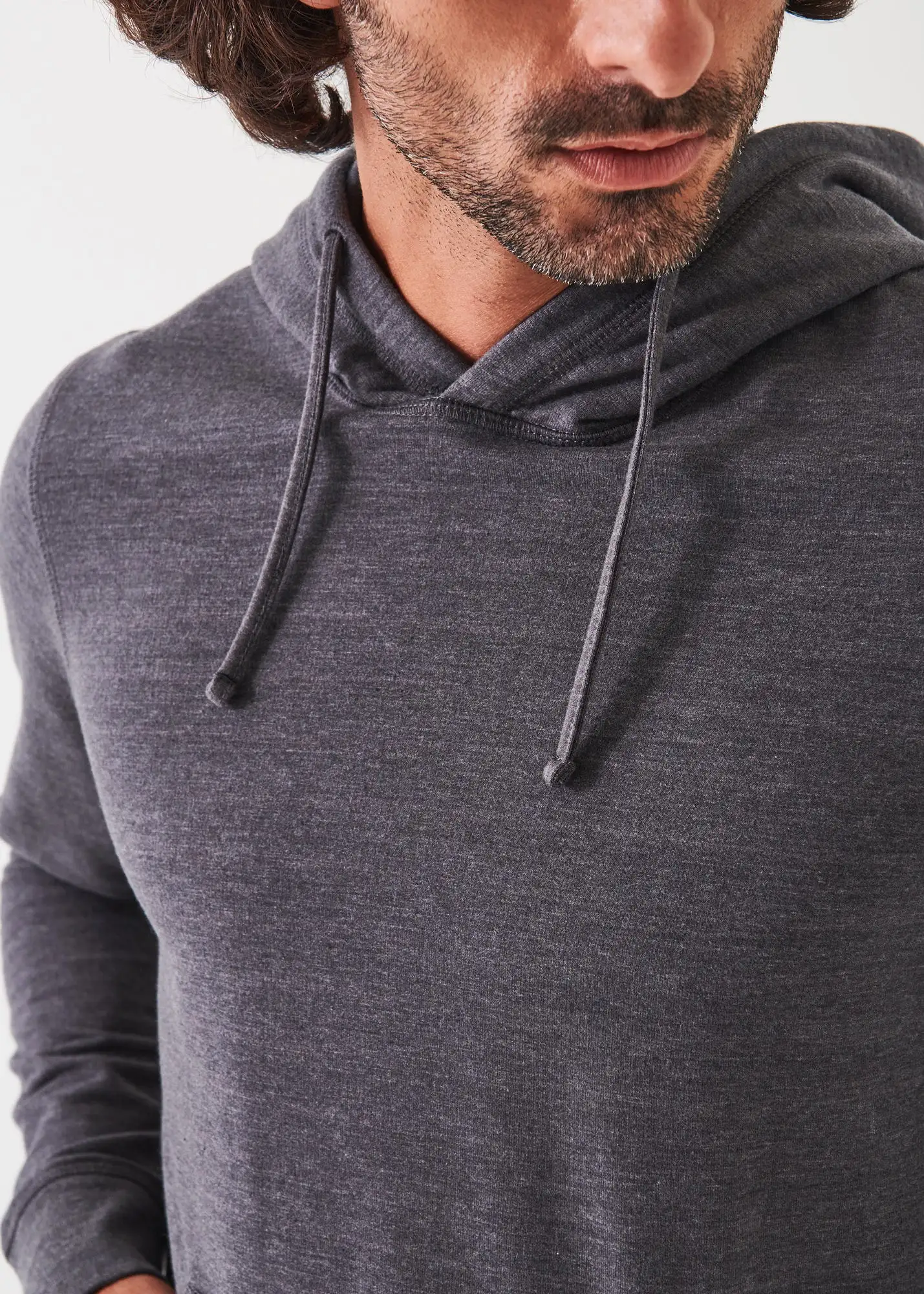 PIMA STRETCH FLEECE HOODIE