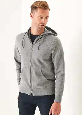 PIMA STRETCH FLEECE ZIP-UP HOODIE