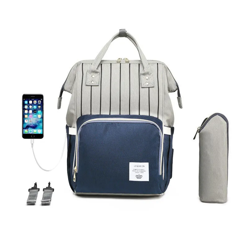 Premium Diaper Bag With USB