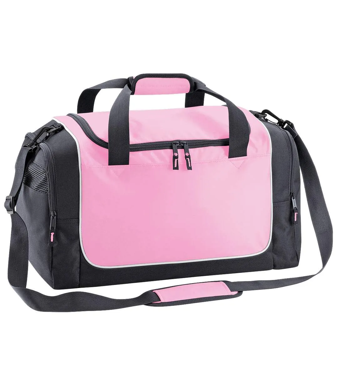 Quadra Teamwear Locker Duffel Bag (30 liters) (Classic Pink/Graphite/Whi) (One Size) - UTBC795