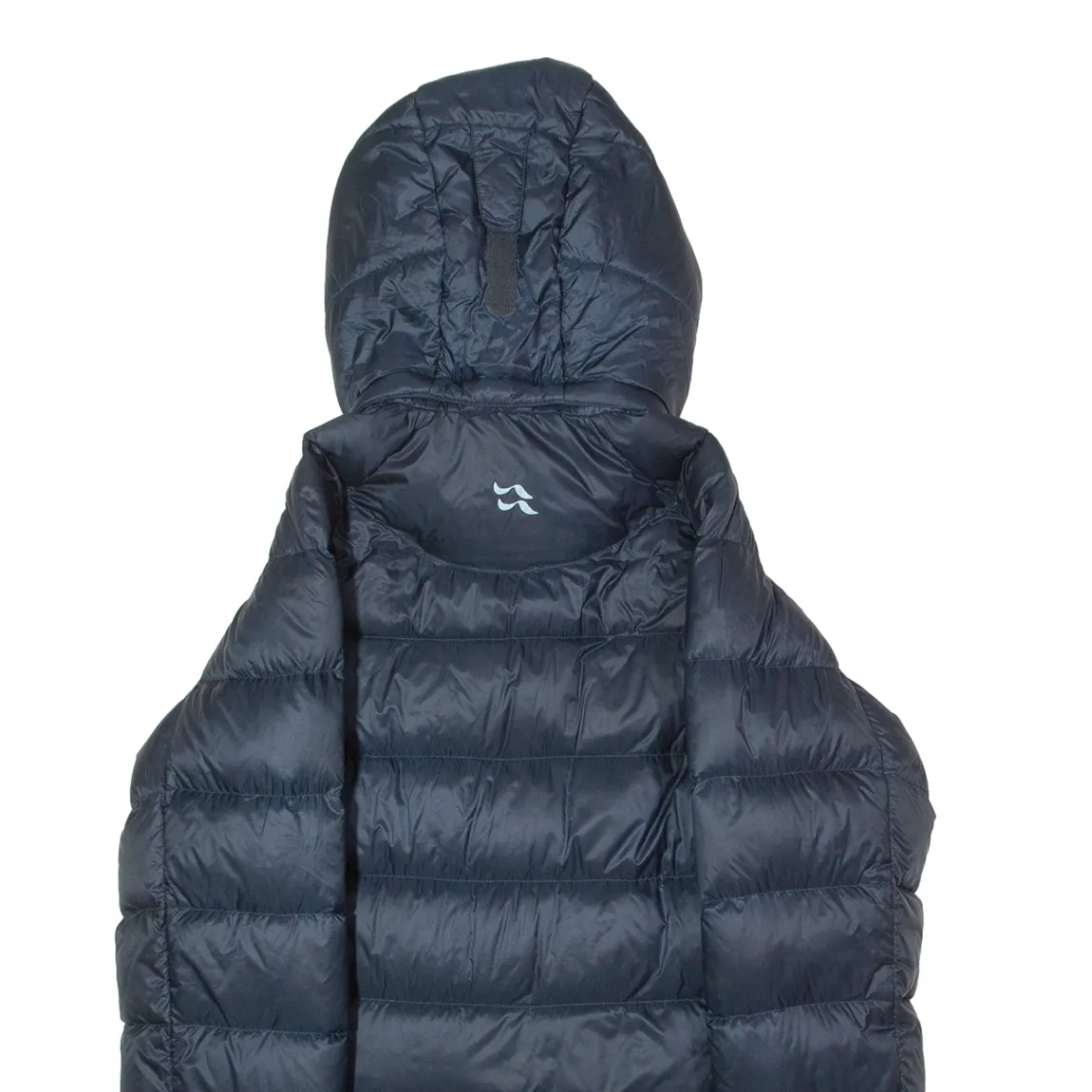 RAB Axiom Pro Womens Puffer Coat Blue Hooded UK 10