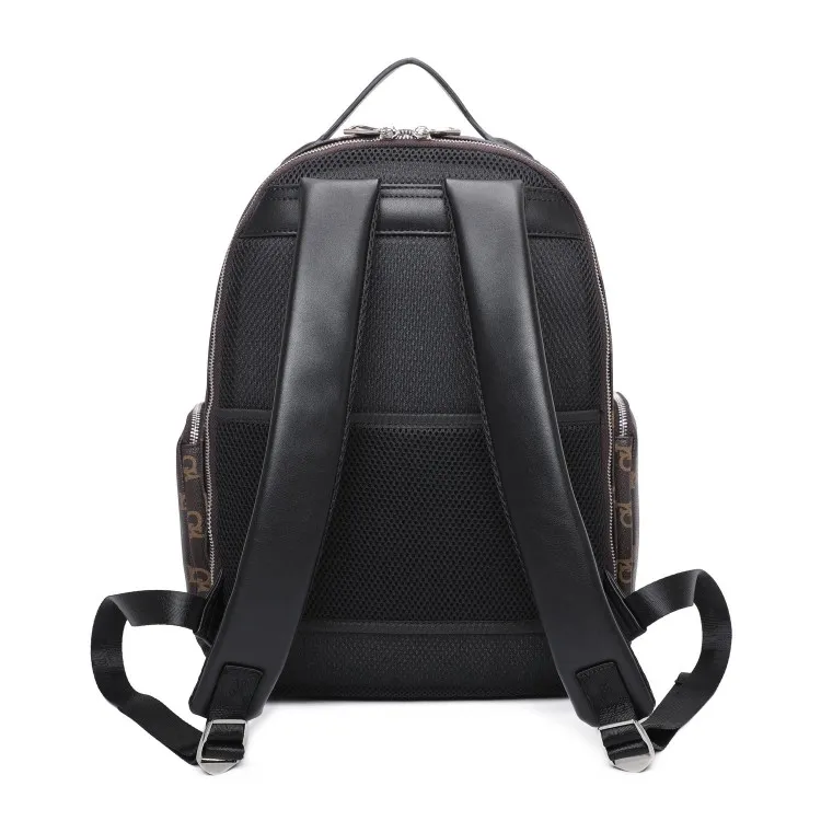 RoccoBarocco 13202 Zaino Backpack in Ecopelle Brown