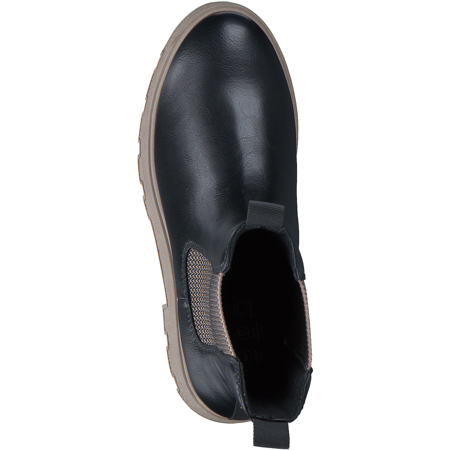 S Oliver Black Slip On Boot