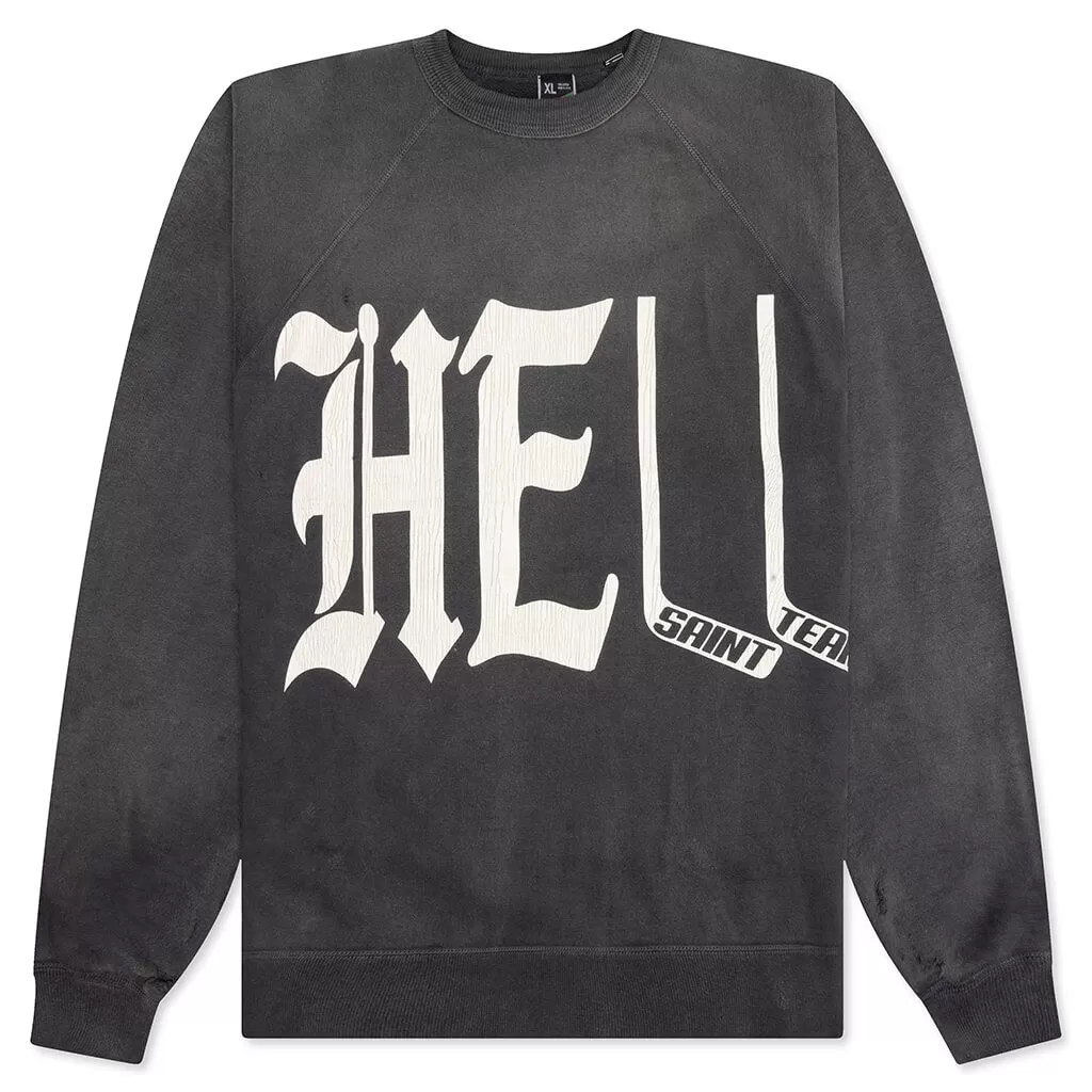 Saint Michael x Denim Tears Hell Crew Sweater - Black