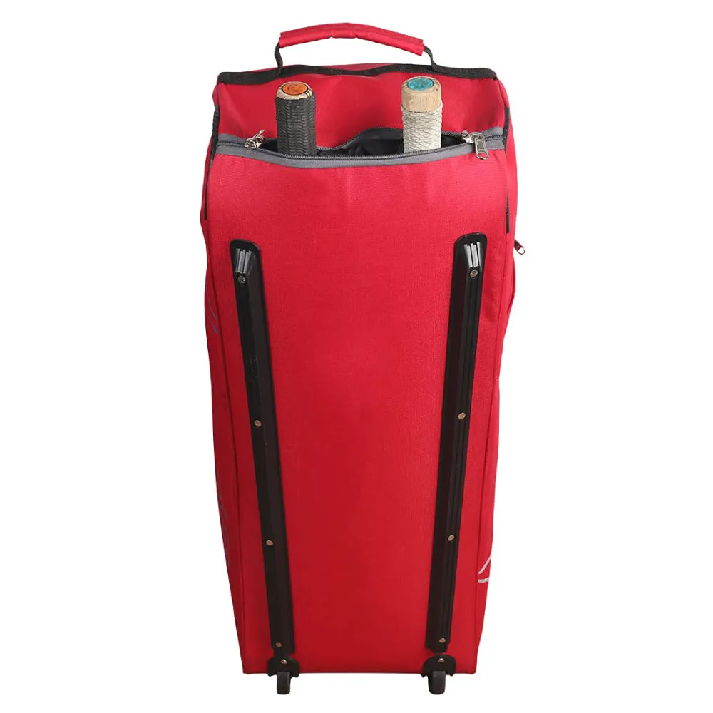 SHREY KARE Wheelie Cricket Kit Bag (Red)