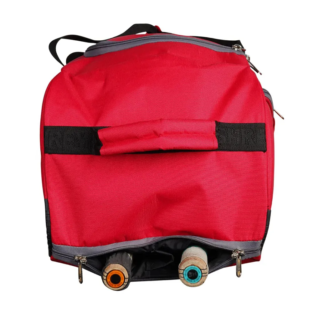 SHREY KARE Wheelie Cricket Kit Bag (Red)