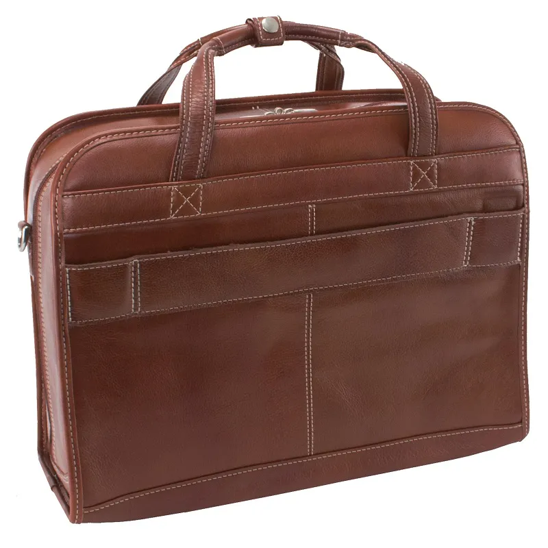 Siamod Carugetto Leather Detachable-Wheeled Laptop Case 