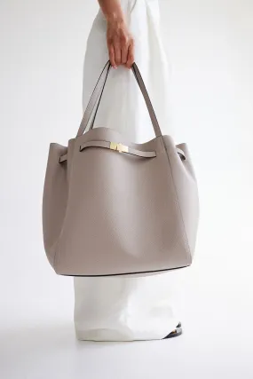 Strap-detail shopper - Greige - Ladies | H&M GB