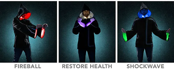 Technomancer Digital LED Wizard Hoodie