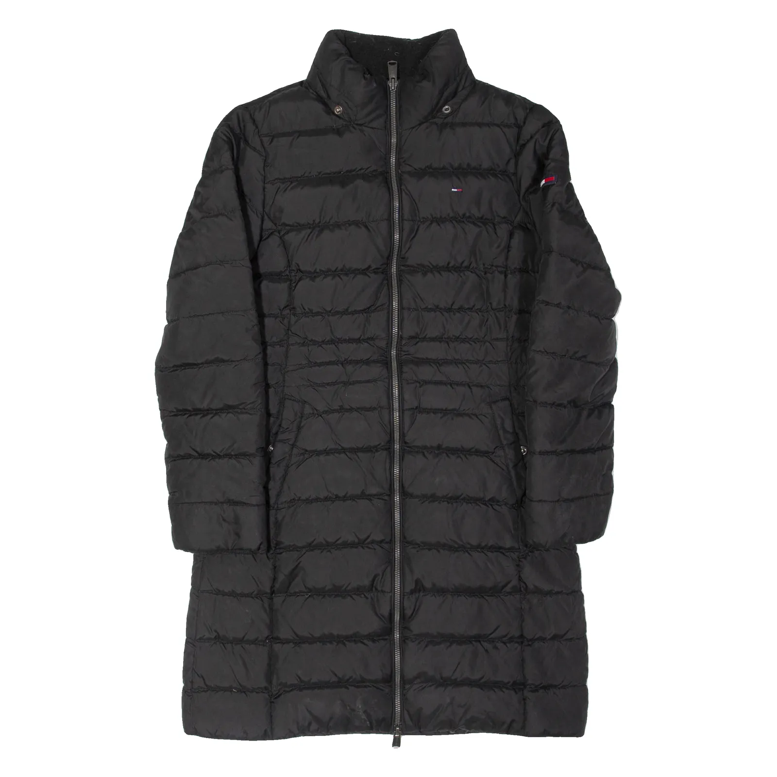 TOMMY HILFIGER Down Insulated Womens Puffer Coat Black S