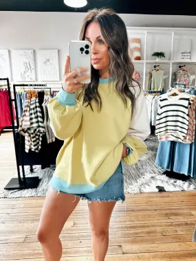 Tristen Color Block Pullover-2 Colors