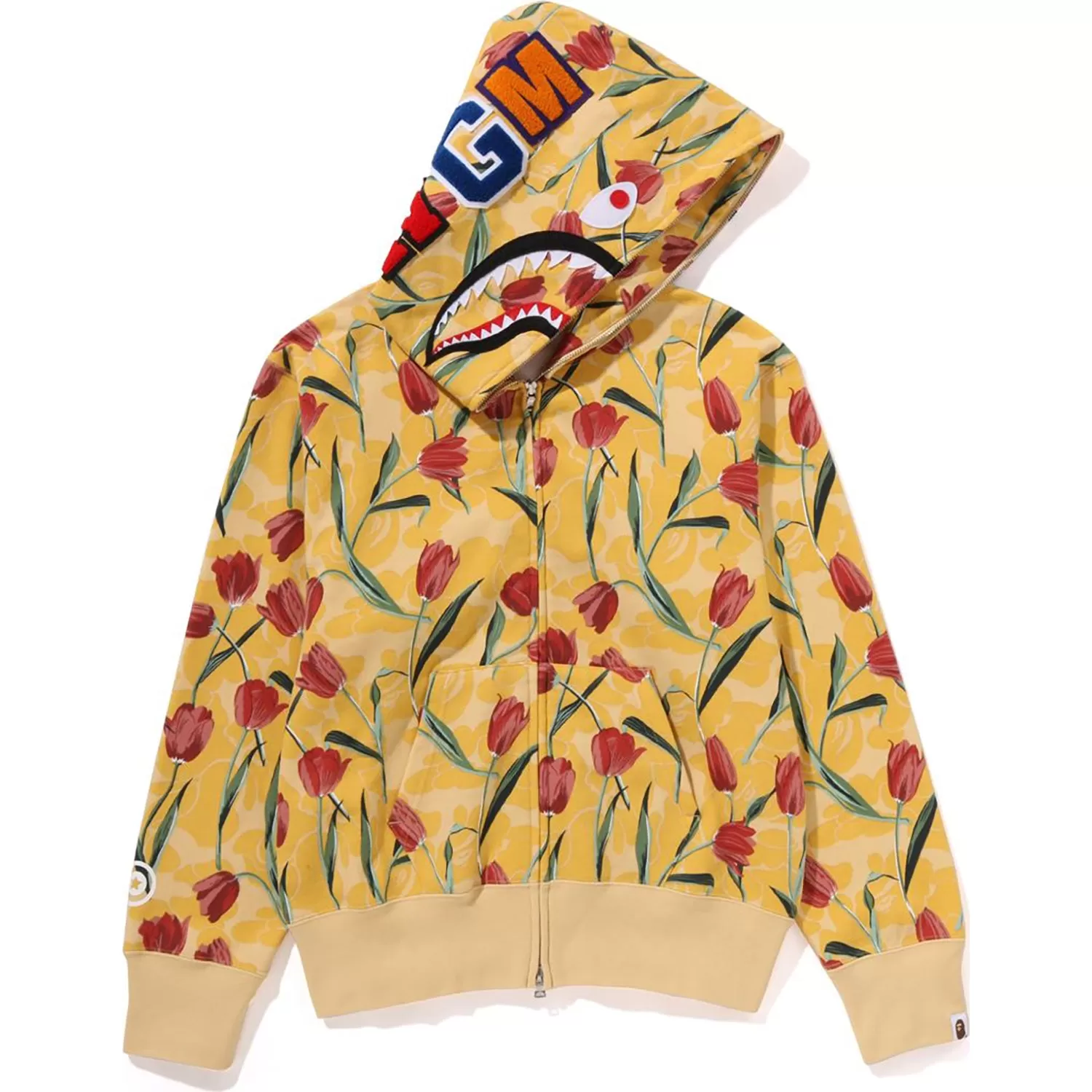 TULIP CAMO SHARK FULL ZIP HOODIE LADIES