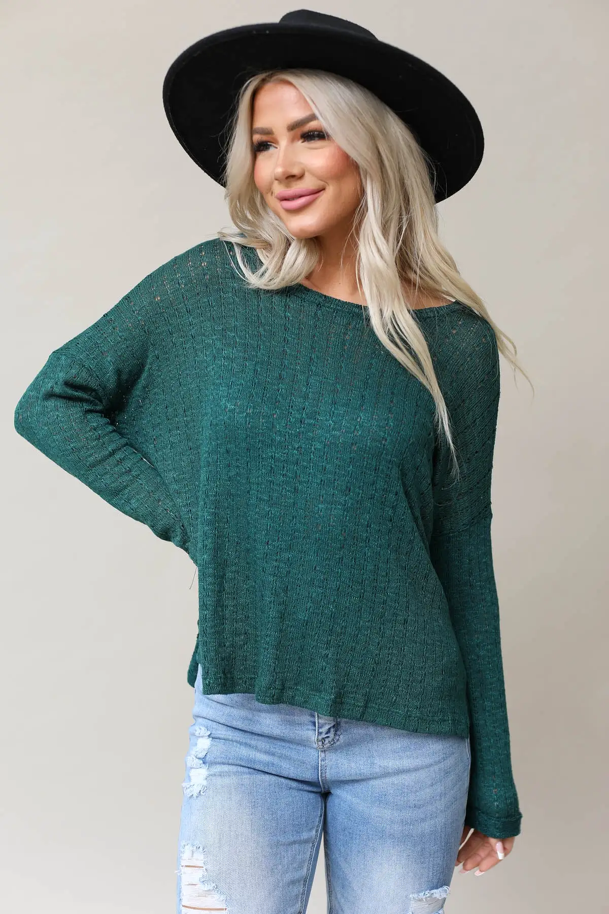 Uptown Sweater Knit Top