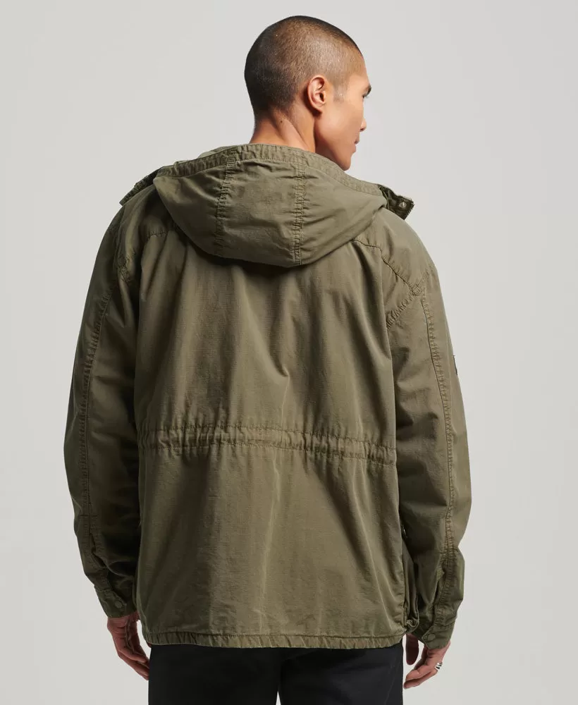 Vintage Hooded Deck Jacket | Authentic Khaki