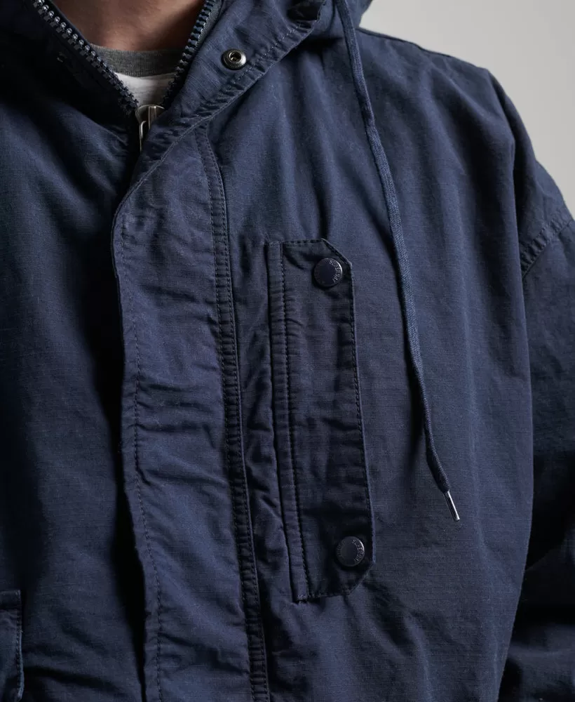 Vintage Hooded Deck Jacket | Eclipse Navy