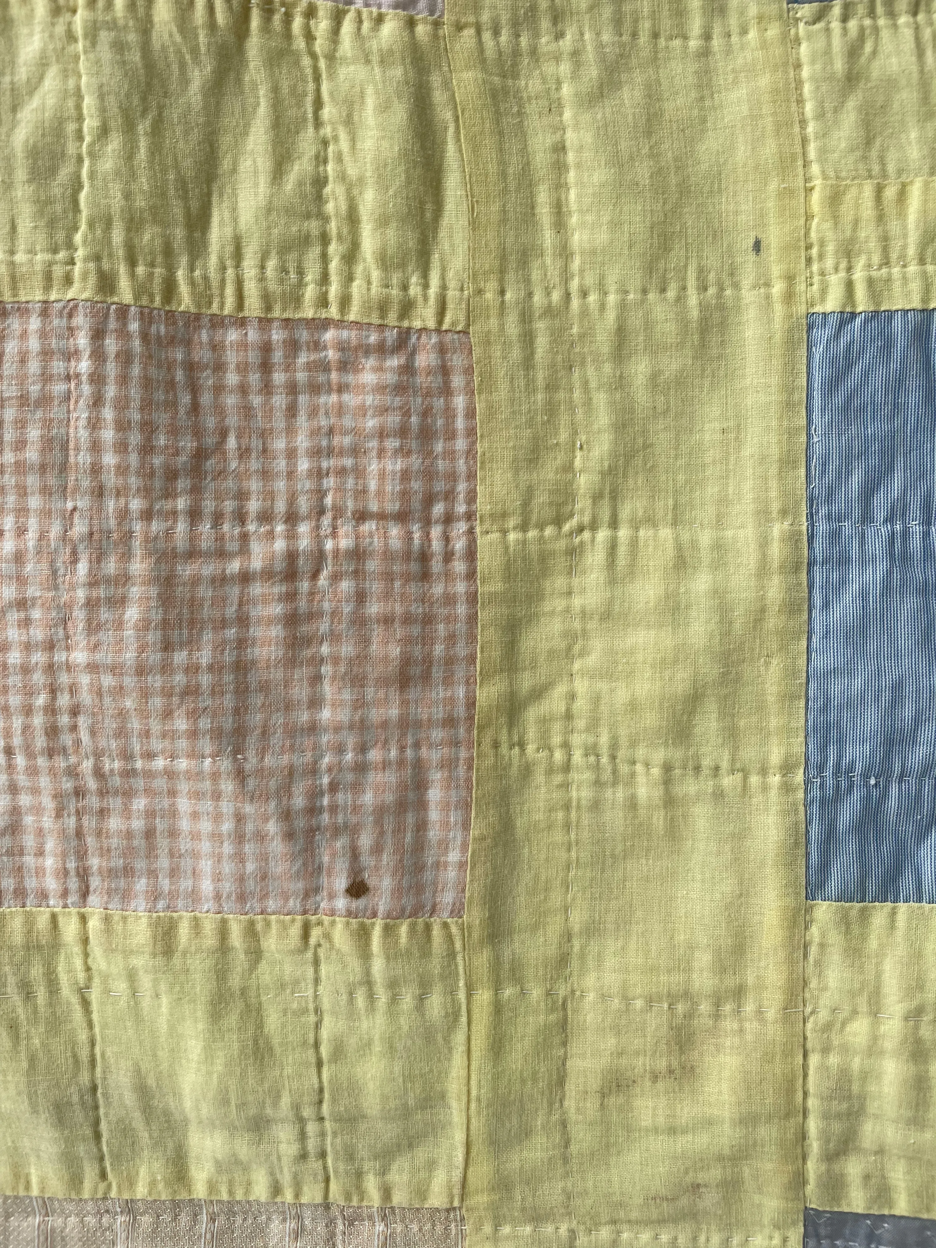 Vintage Reversible Shirting Quilt