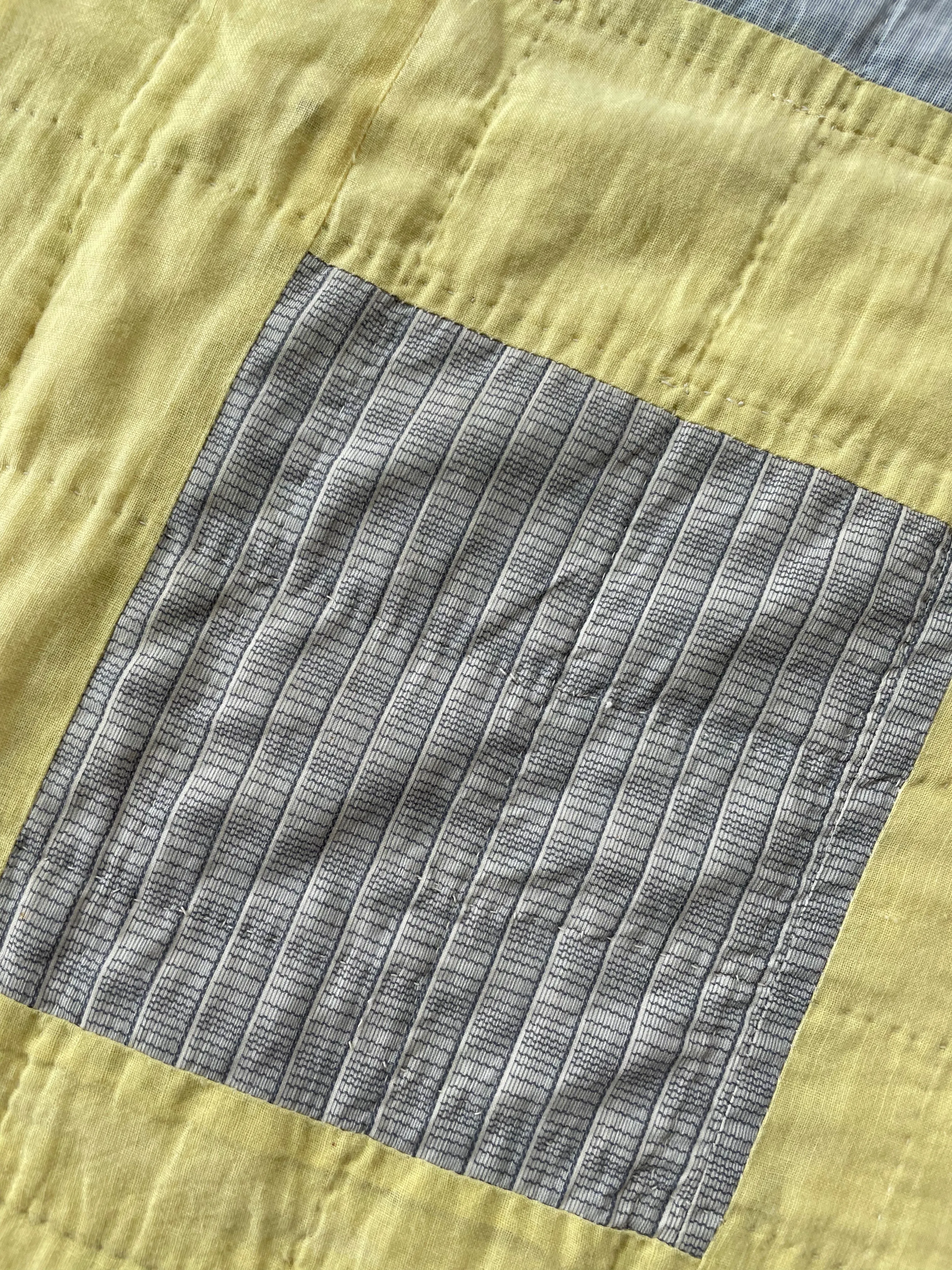 Vintage Reversible Shirting Quilt