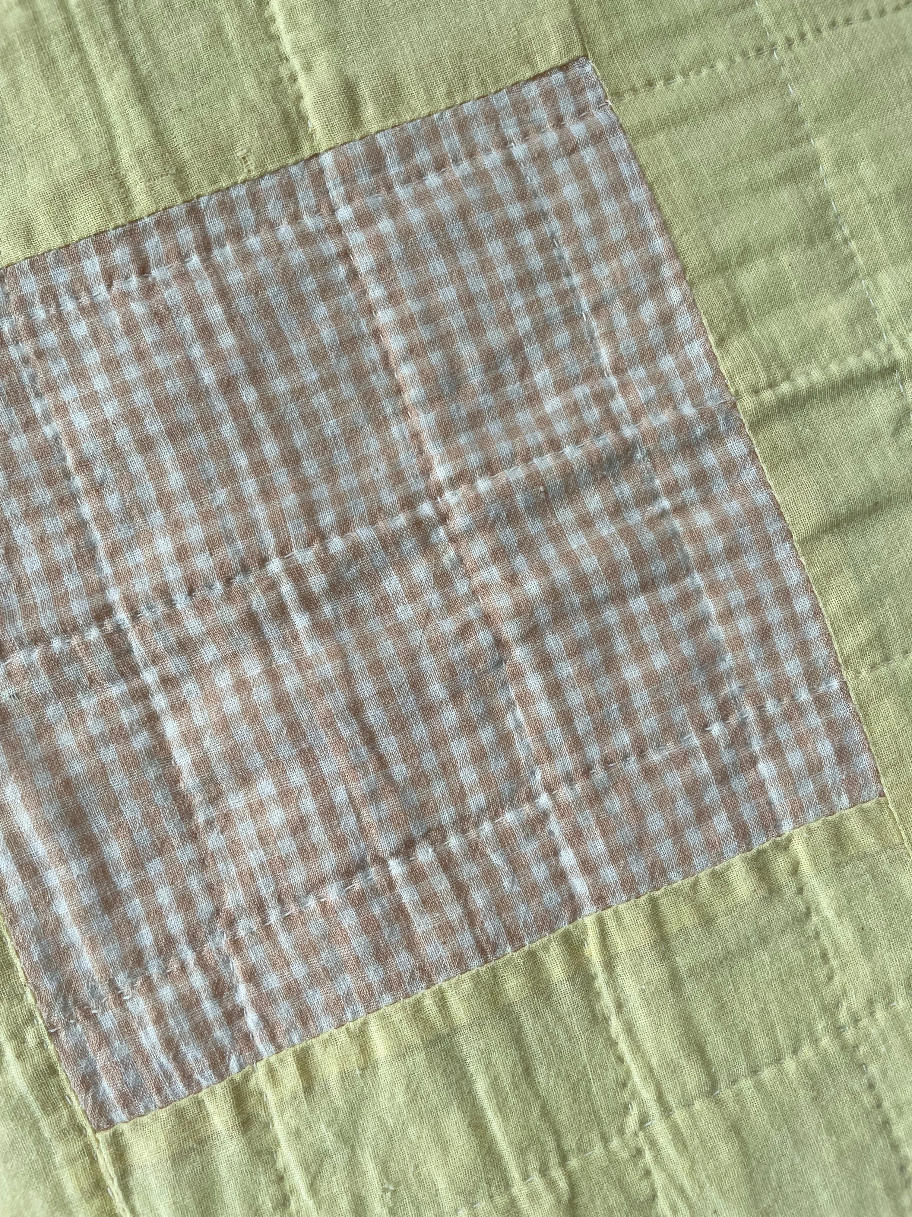 Vintage Reversible Shirting Quilt