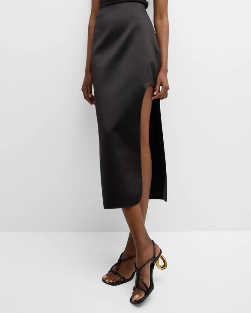 Wick Side Slit Skirt