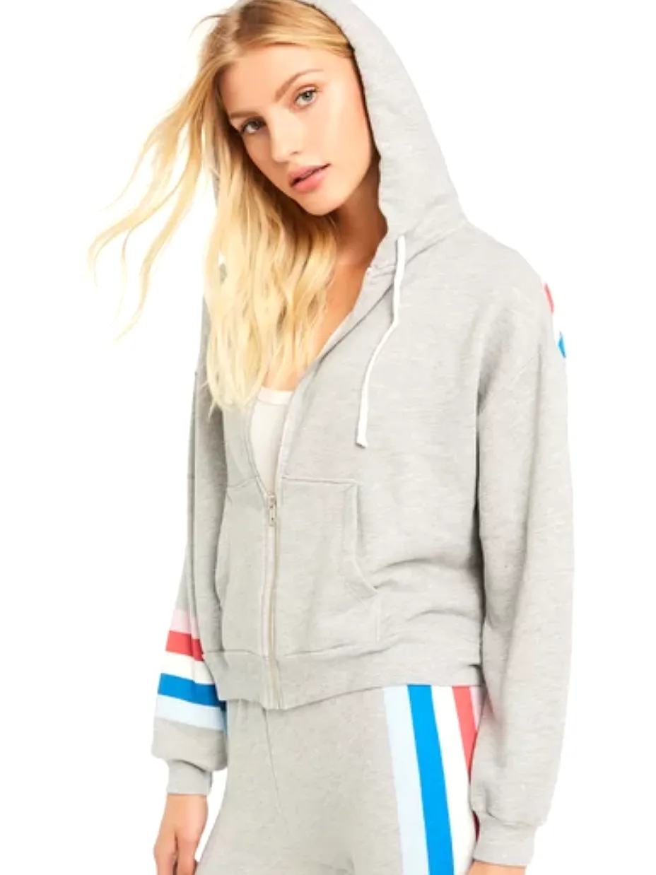 Wildfox Spectrum Marquis Zip Hoodie