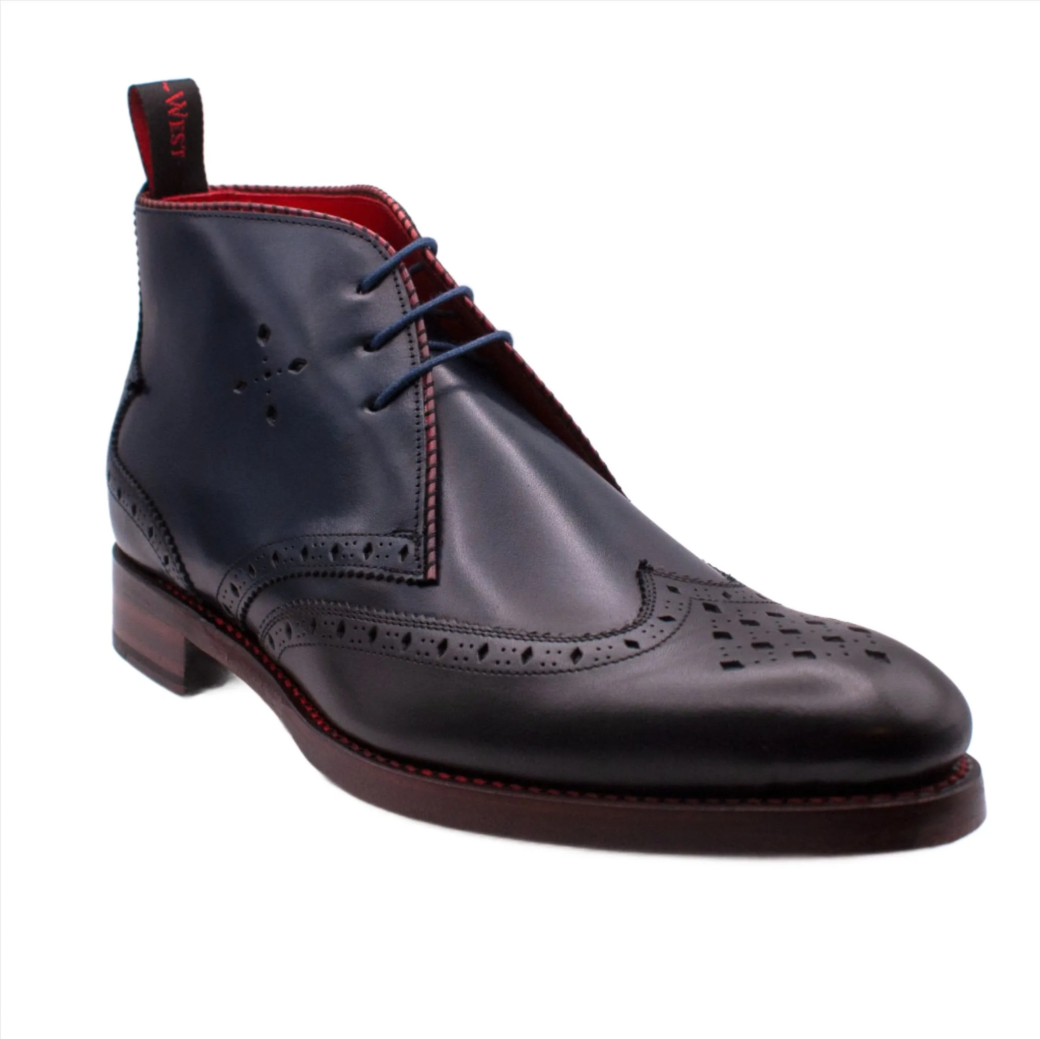 Worship Navy Chukka Boot