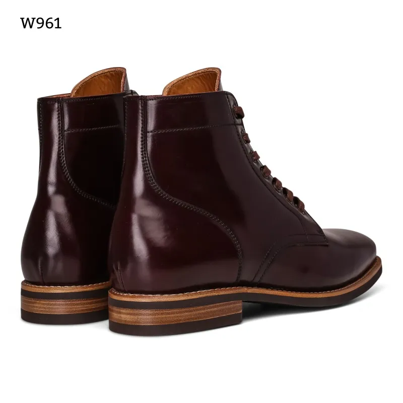 Yanko Service boot burgundy Shell cordovan