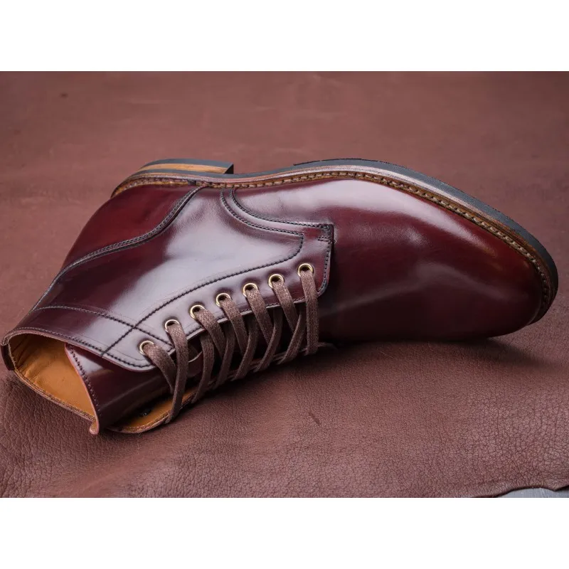 Yanko Service boot burgundy Shell cordovan