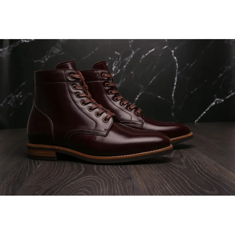 Yanko Service boot burgundy Shell cordovan