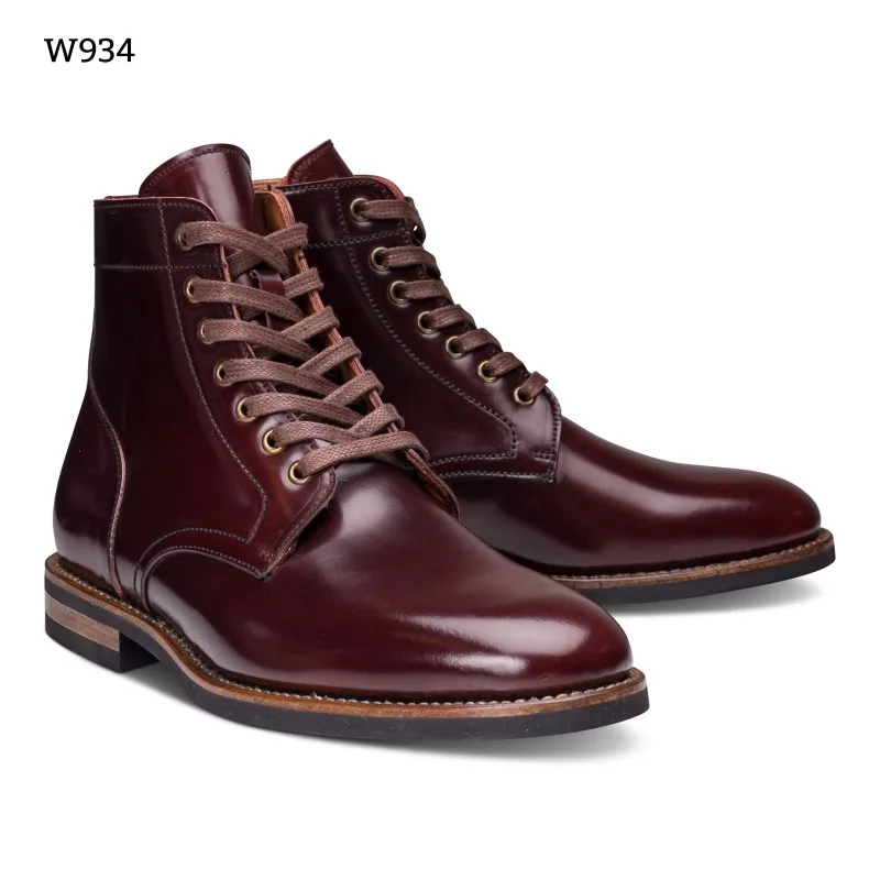 Yanko Service boot burgundy Shell cordovan