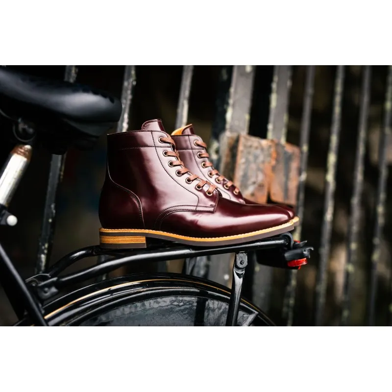 Yanko Service boot burgundy Shell cordovan