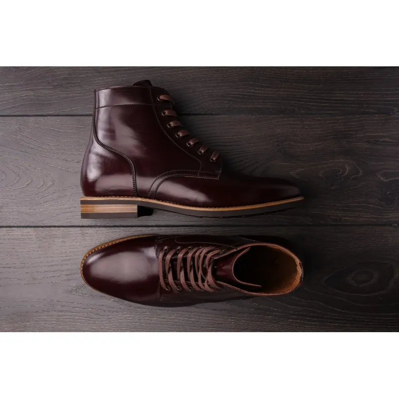 Yanko Service boot burgundy Shell cordovan