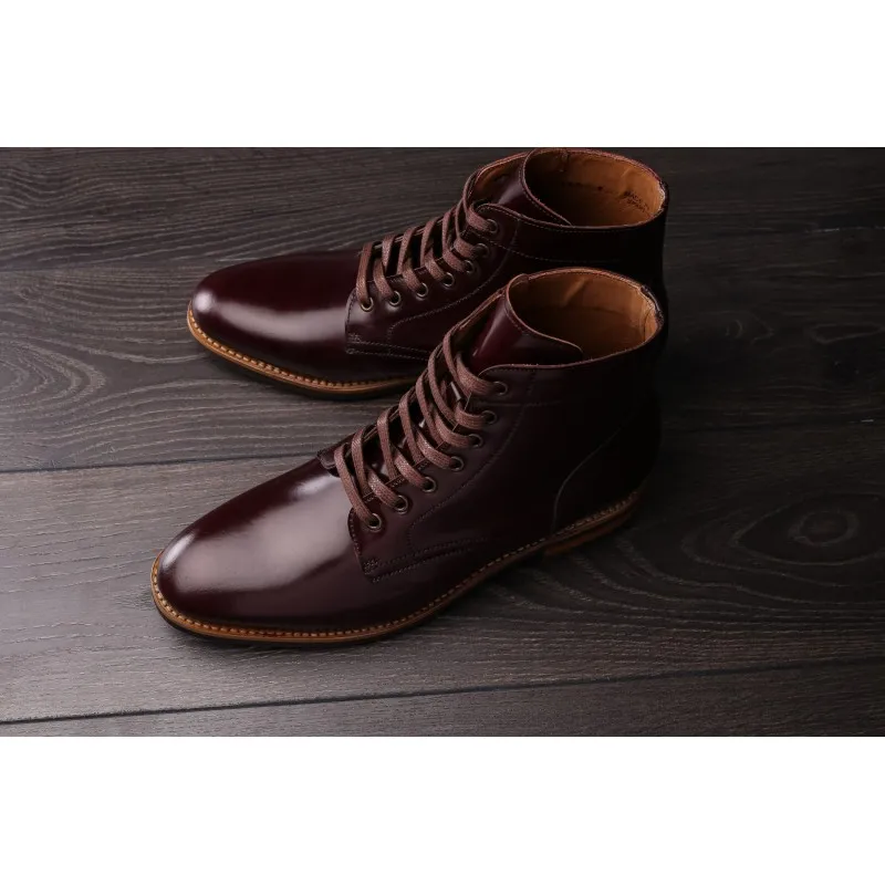 Yanko Service boot burgundy Shell cordovan