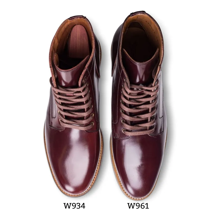 Yanko Service boot burgundy Shell cordovan