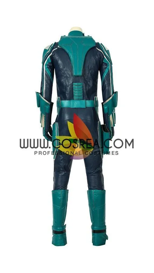 Yon Rogg Star Force Captain Marvel PU Leather Cosplay Costume