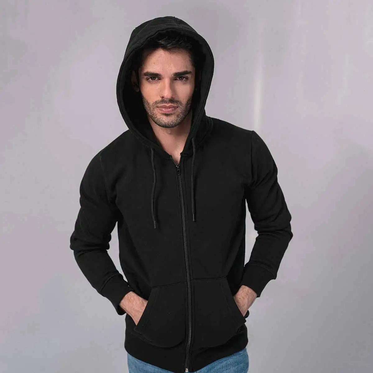 Zipper Hoodie-HAWM1423001